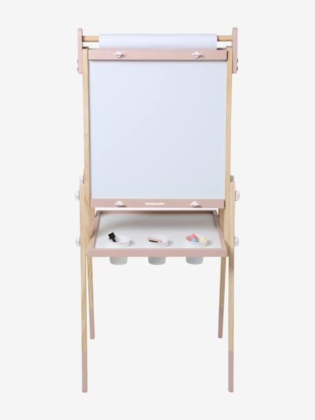 3-in-1 Foldable Board, Adjustable Height  - Wood FSC®100% Certified PINK MEDIUM SOLID+white+Wood/Multi 