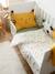 Duvet Cover for Babies, in Cotton Gauze, Hanoi WHITE LIGHT ALL OVER PRINTED 