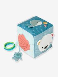Toys-Baby & Pre-School Toys-Cuddly Toys & Comforters-Activity Cube, Ocean - LITTLE BIG FRIENDS