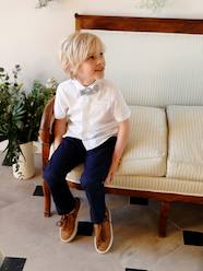 Cotton/Linen Chino Trousers for Boys
