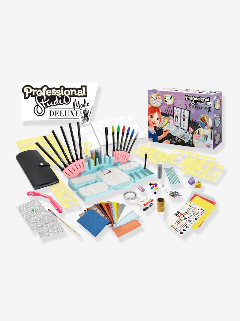 Buki Studio Mode Deluxe - Atelier Création Book Tenues - Lampe LED Et Accessoires - Dès 8 Ans