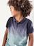 Dip-Dye Polo Shirt for Boys BLUE BRIGHT SOLID WITH DESIGN 