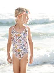 Girls-Floral Swimsuit for Girls
