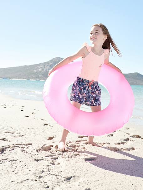 'Playa' Swimsuit for Girls ORANGE MEDIUM STRIPED 