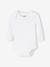 Pack of 3 Long Sleeve Bodysuits in Organic Cotton, Full-Length Opening, for Babies WHITE LIGHT TWO COLOR/MULTICOL 
