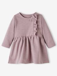 Marl-Effect Fleece Dress for Babies