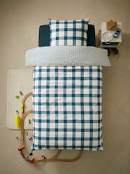 Bedding & Decor-Children's Duvet Cover + Pillowcase Set, Checks
