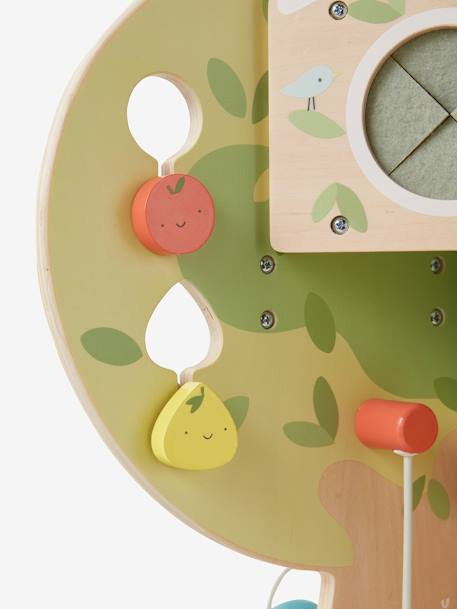 4 Season Activity Tree in FSC®100% Wood green+YELLOW MEDIUM SOLID WTH DESIGN 