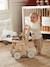 Walker with Seat for Doll, in FSC®100% Wood green+pink 