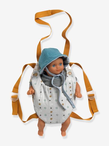 Baby Carrier - DJECO brown+rose 