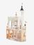Princess Castle for Fashion Dolls in FSC®100% wood WHITE LIGHT SOLID WITH DESIGN 