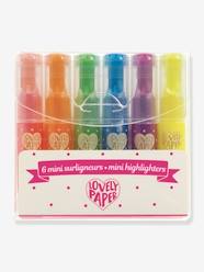 Toys-Arts & Crafts-Set of 6 Mini Highlighters - DJECO