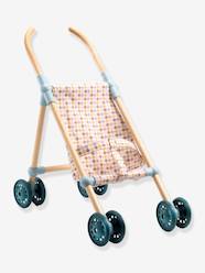 Toys-Little Cubes Wooden Pushchair - DJECO