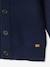 Shimmery Knit Cardigan for Boys BLUE DARK SOLID WITH DESIGN 