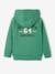 Hooded Jacket with Zip, for Boys GREEN MEDIUM SOLID WITH DESIG 