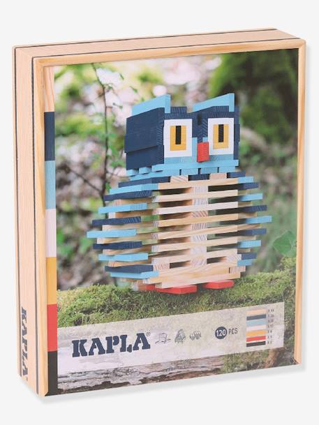 Owl Building Block Set, 120 Pieces - KAPLA® beige 