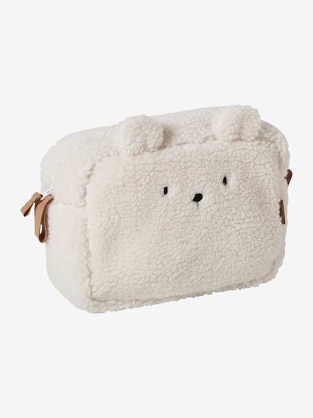 Sherpa Bear Toiletry Bag, Little Nomad WHITE LIGHT SOLID 