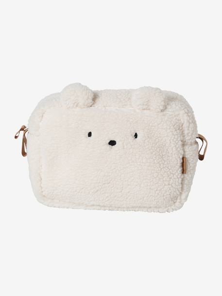 Sherpa Bear Toiletry Bag, Little Nomad WHITE LIGHT SOLID 
