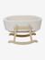 Cradle in FSC®100% Wood & Bouclé Fabric WHITE MEDIUM SOLID 