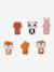 Magnetic Animals - FSC® Certified Wood PINK LIGHT SOLID WITH DESIGN 