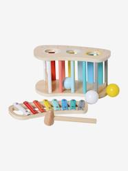 Toys-Baby & Pre-School Toys-2-in-1 Wooden Xylophone 'Drum' - FSC® Certified