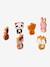 Magnetic Animals - FSC® Certified Wood PINK LIGHT SOLID WITH DESIGN 
