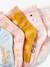 Pack of 5 Pairs of Socks for Baby Girls BEIGE MEDIUM TWO COLORS/MULTIC 