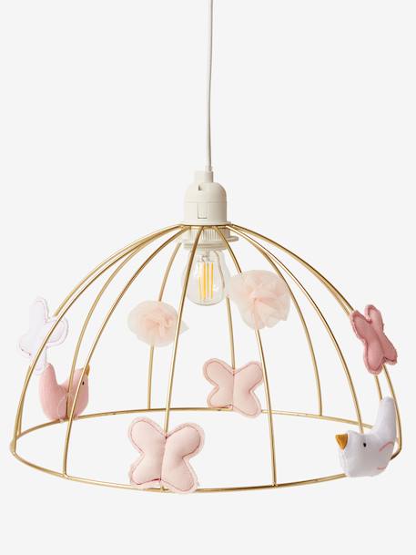Birdcage Hanging Lampshade Gold 