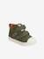 High-Top Unisex Trainers with Touch Fasteners for Babies GREEN MEDIUM SOLID WITH DESIG 