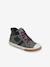 High-Top Trainers with Laces & Zips for Boys GREY MEDIUM SOLID 