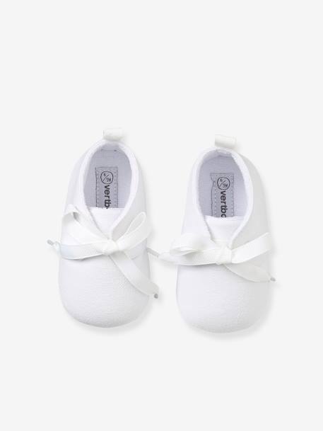 Soft Unisex Booties for Babies WHITE LIGHT SOLID 