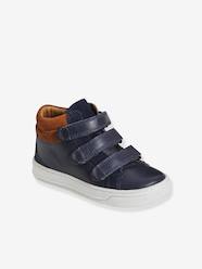 High-Top Leather Trainers for Boys, Designed for Autonomy