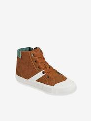 -High-Top Trainers with Laces & Zips for Boys