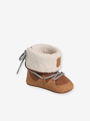 Pram Boots with Faux Fur for Babies