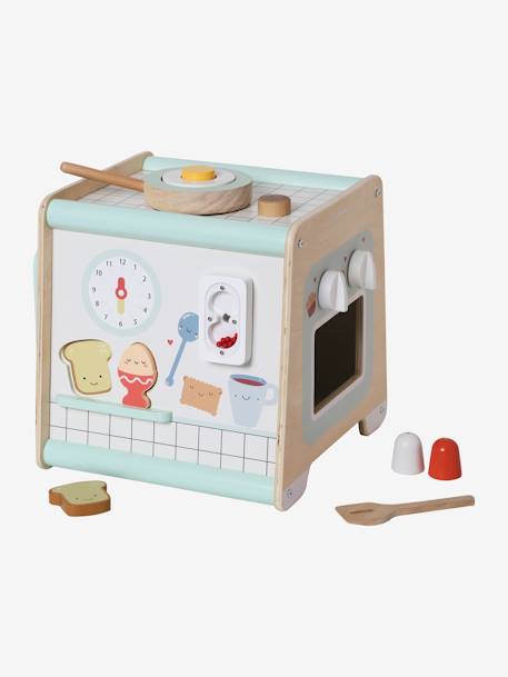 Kitchen Activity Cube in FSC® Wood BEIGE LIGHT SOLID WITH DESIGN 