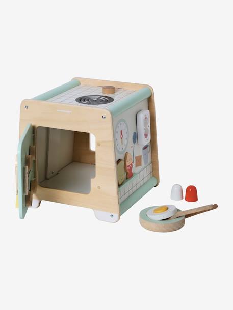 Kitchen Activity Cube in FSC® Wood BEIGE LIGHT SOLID WITH DESIGN 