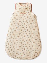 -Sleeveless Baby Sleep Bag in Cotton Gauze, Barn