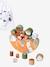 Fox Stack & Balance Game in FSC®100% Wood ORANGE MEDIUM SOLID WITH DESIG 