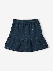 Corduroy Skirt with Ruffle, for Girls
