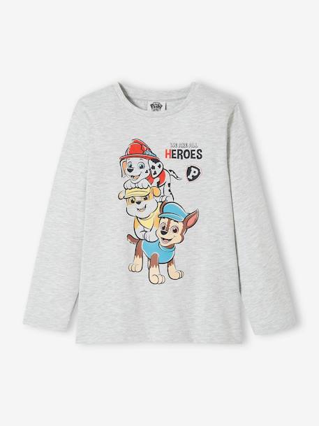 Long Sleeve Paw Patrol® Top for Boys GREY LIGHT SOLID WITH DESIGN 