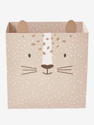 Bedding & Decor-Tiger Wastepaper Basket in Foldable Cardboard