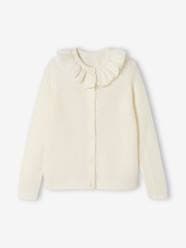 Girls-Cardigan in Soft Knit with Collar, for Girls