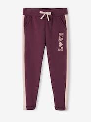 Fleece Joggers with Side Stripes for Girls