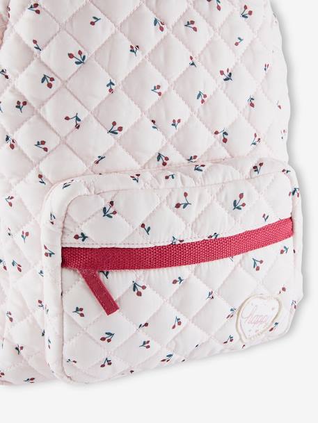 Backpack with Cherry Motifs for Girls PINK LIGHT ALL OVER PRINTED 