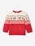 Christmas Jumper with Print for Babies, Family Capsule Collection red 