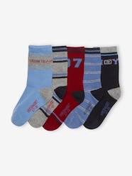 Boys-Underwear-Pack of 5 Pairs of Socks for Boys