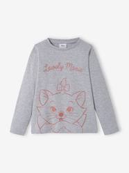 Girls-Tops-T-Shirts-Long Sleeve Top with Marie of The Aristocats by Disney®, for Girls