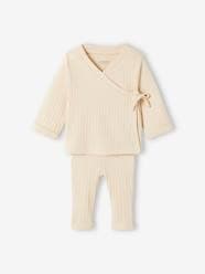 Baby-Outfits-Rib Knit Top & Trouser Combo for Babies