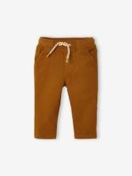 Lined Twill Trousers for Baby Boys