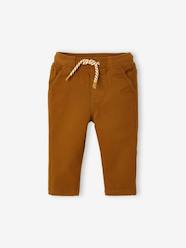 Baby-Lined Twill Trousers for Baby Boys